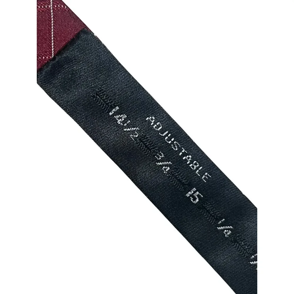 Original Penguin 100% Silk Bow Tie Adjustbale 14.5 - 20